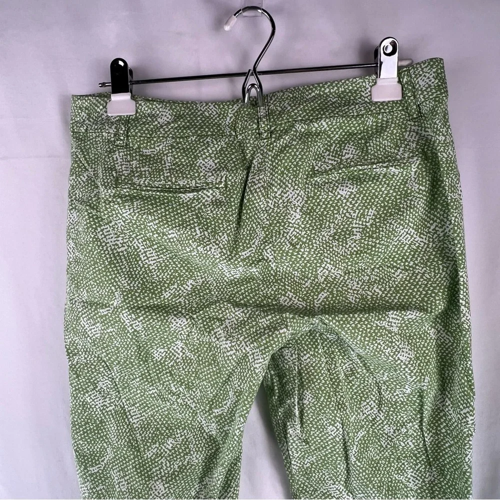 Charter Club Modern - Women’s Pants - Size 6 - Green and White Pattern - Picture 7 of 10